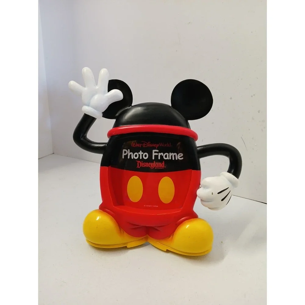 Walt Disney World Disneyland Resort Mickey Mouse Shaped Resin Photo Pic Frame‎